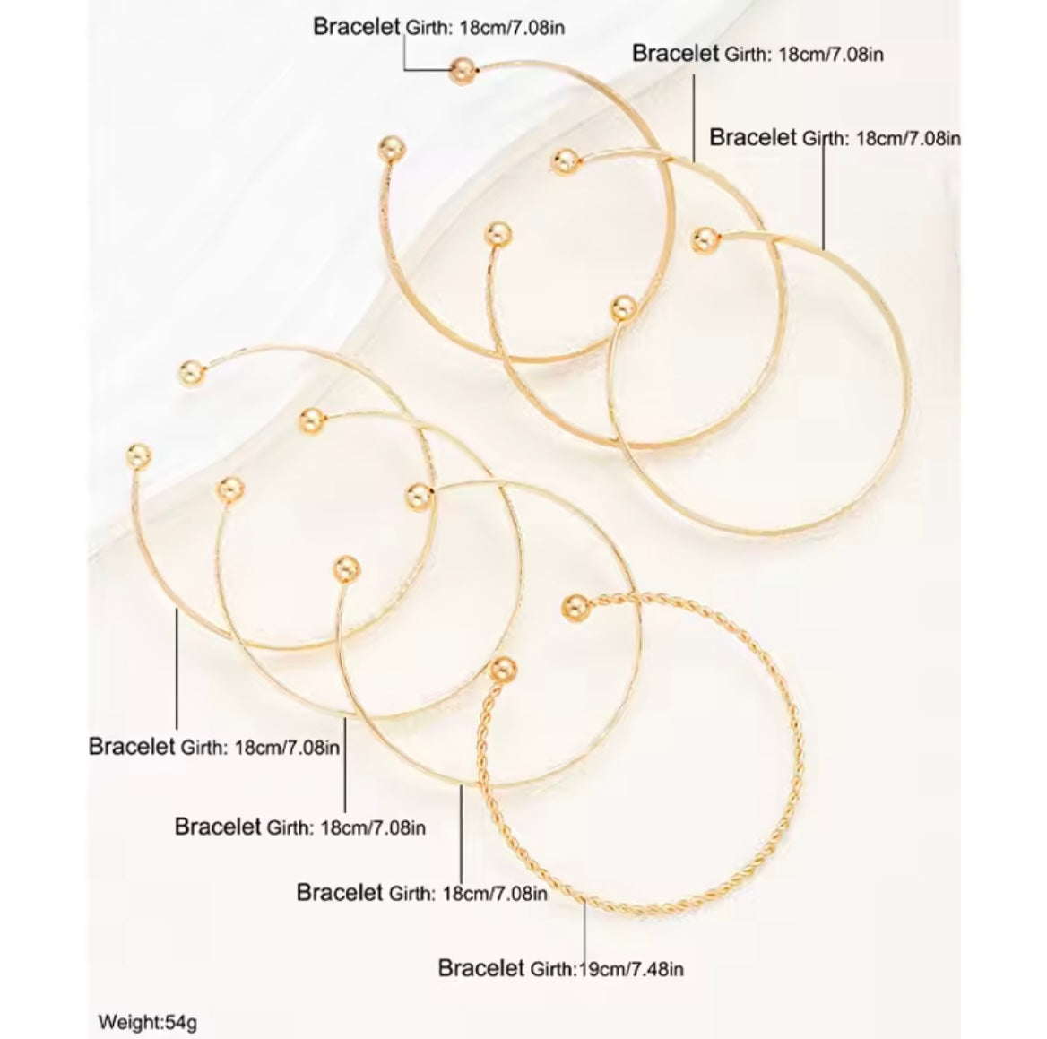7 Bracelet Stack