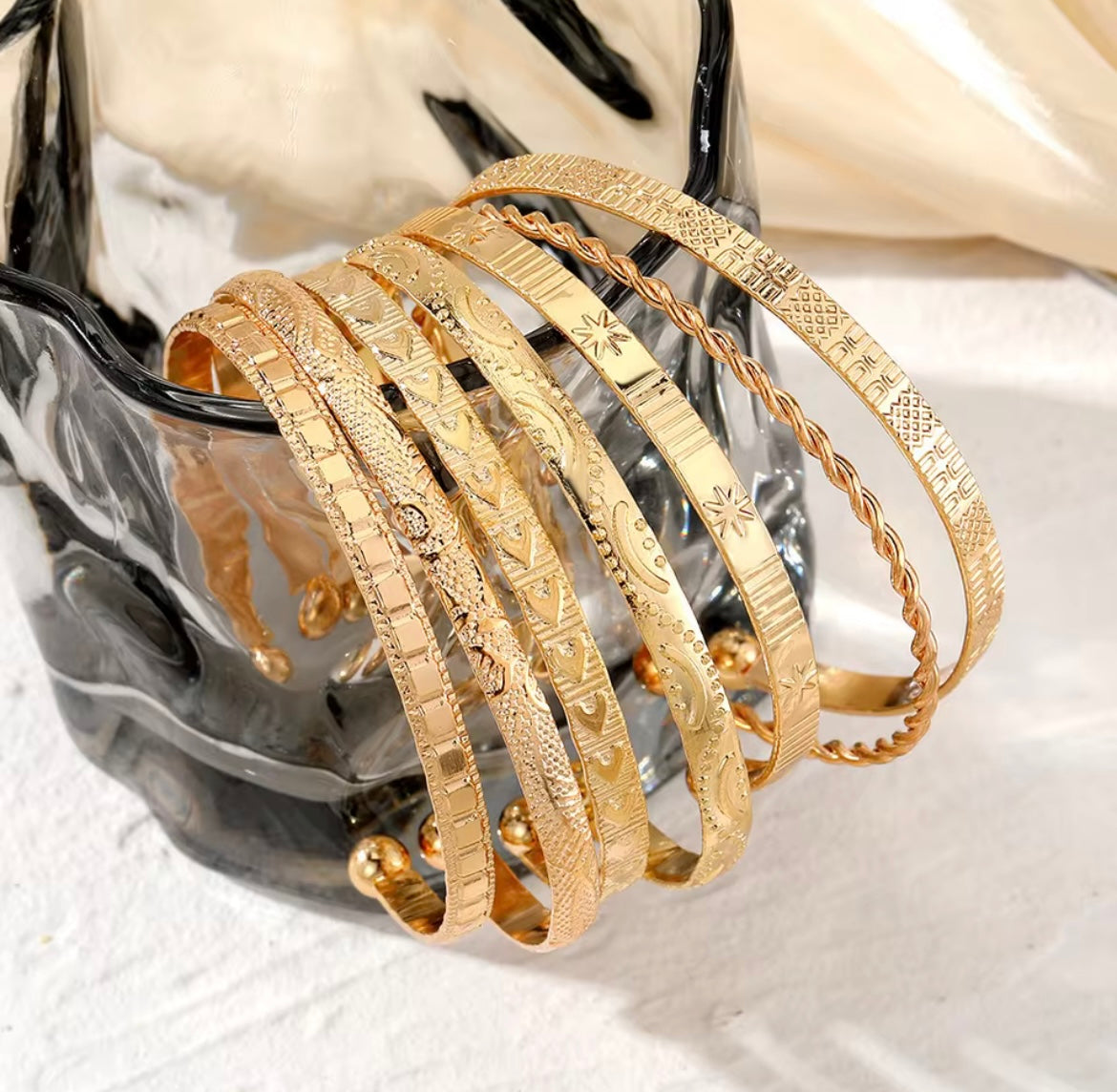 7 Bracelet Stack