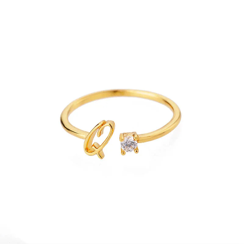 A-Z Initial Rings for Women