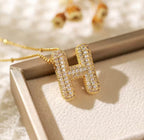 Glitzy Initial Necklace