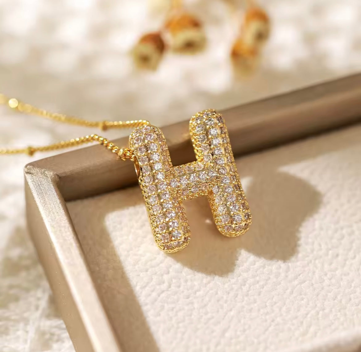 Glitzy Initial Necklace