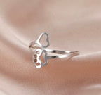 Dog Paw Infinity Ring
