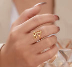 Dog Paw Infinity Ring