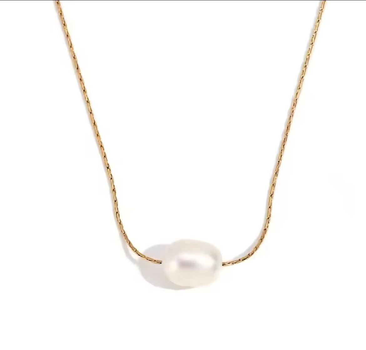 Single Pearl Necklace