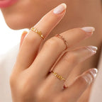Personalized Name Ring – Rose Gold, Silver, and Plated Gold