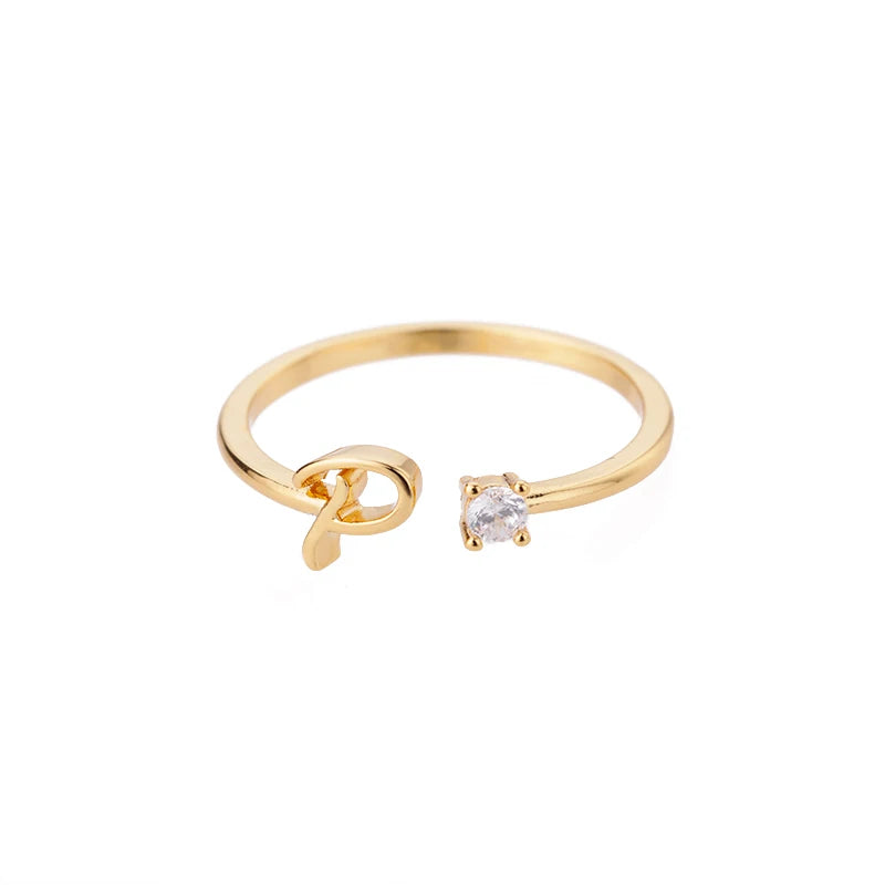 A-Z Initial Rings for Women