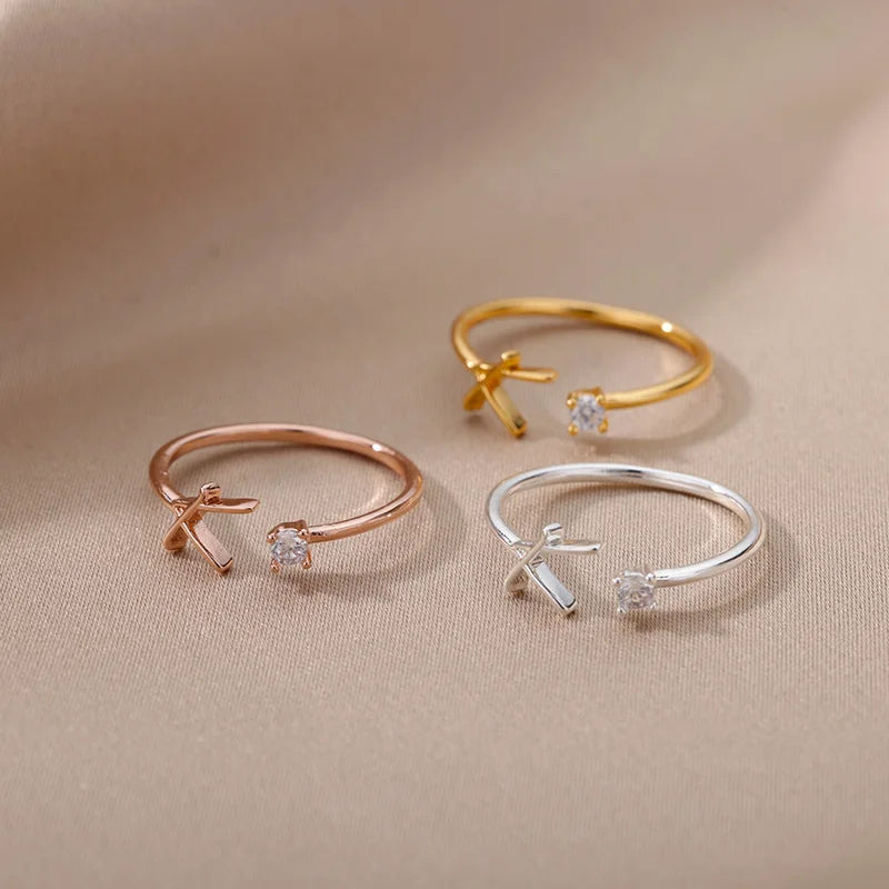 A-Z Initial Rings for Women