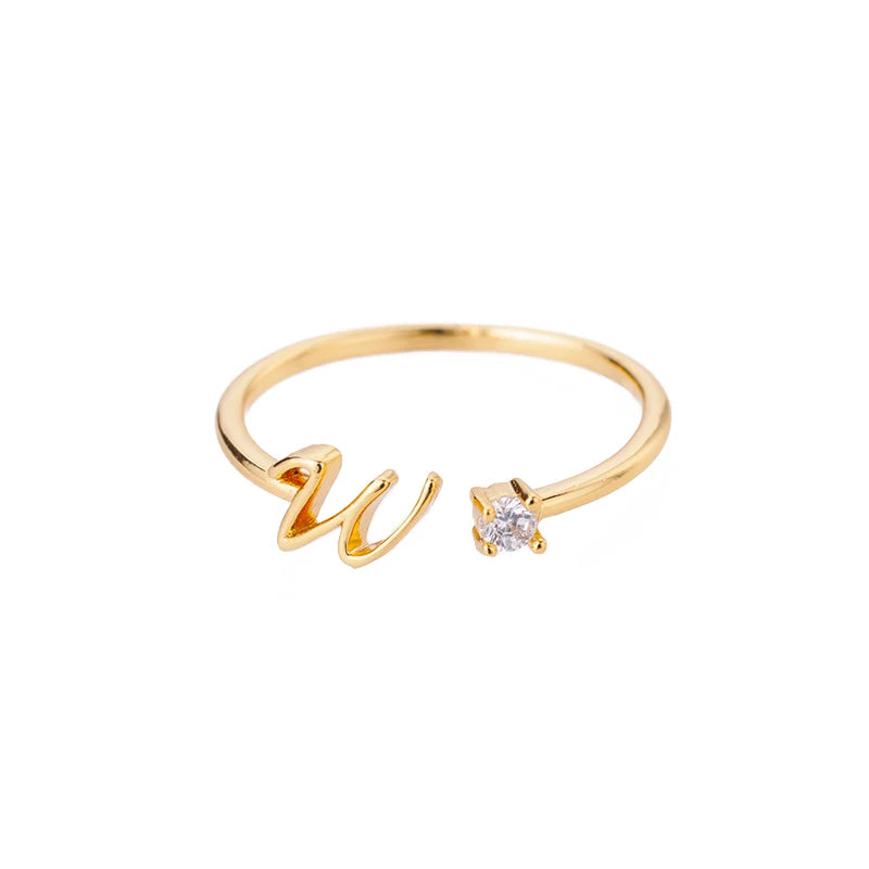 A-Z Initial Rings for Women