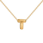 Dainty Mini Bubble Letter Necklace