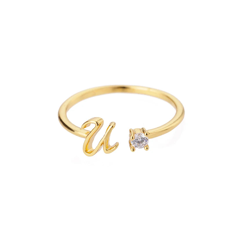 A-Z Initial Rings for Women