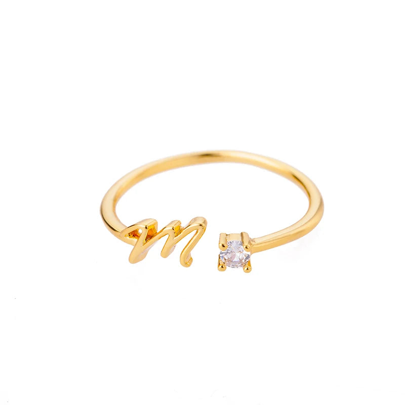 A-Z Initial Rings for Women