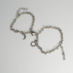 2Pcs/set Magnet Couple Bracelets Heart