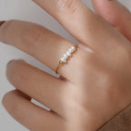 Stainless Steel Gold-Plated Round Rings