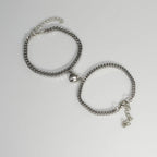 2Pcs/set Magnet Couple Bracelets Heart
